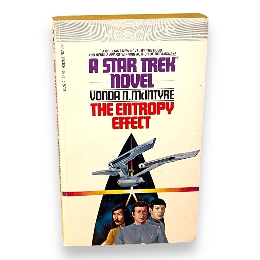 "STAR TREK" NOVEL: "THE ENTROPY EFFECT," BY VONDA N. McINTYRE, FIRST EDITION